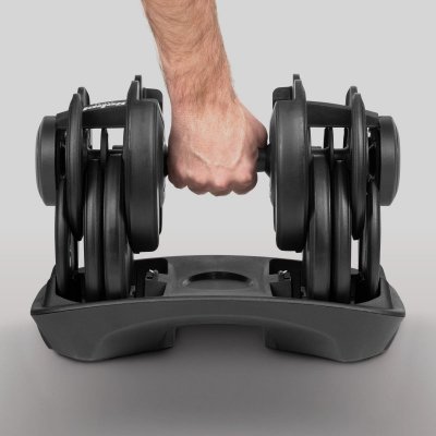 Hantel żeliwny regulowany automat 24 kg REBEL ACTIVE