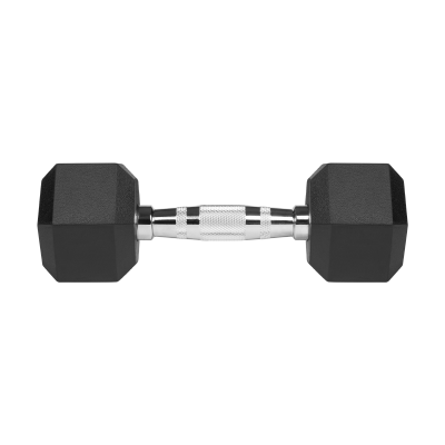 Hantle żeliwne gumowane HEX 2x4 kg REBEL ACTIVE