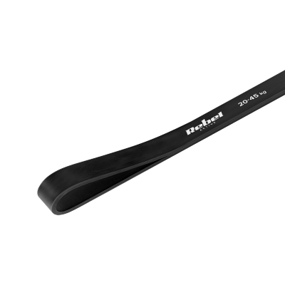 Guma do ćwiczeń lateksowa - Power Band PL-3, czarna 16-32 kg  REBEL ACTIVE