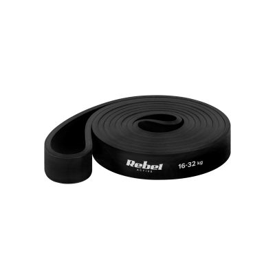 Zestaw gum do ćwiczeń TPE - Power Band PTs-1, 4-55 kg, 5 gum TPE, REBEL ACTIVE