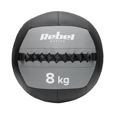 Piłka lekarska do ćwiczeń 8 kg REBEL ACTIVE