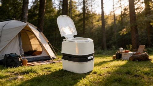 Przenośna toaleta turystyczna 24L / 20L , Rebel Active