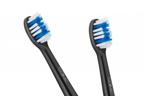 Główki do szczoteczki TEESA SONIC BLACK hard komplet