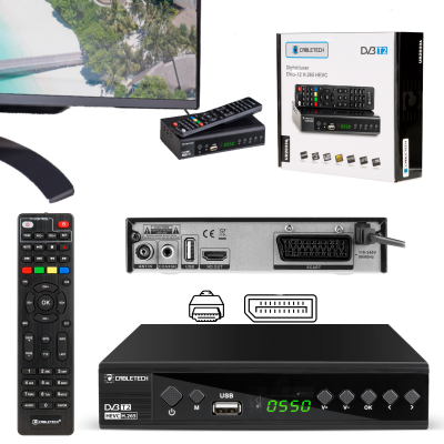 Tuner DVB-T/C Hevc H.265 10bit Cabletech