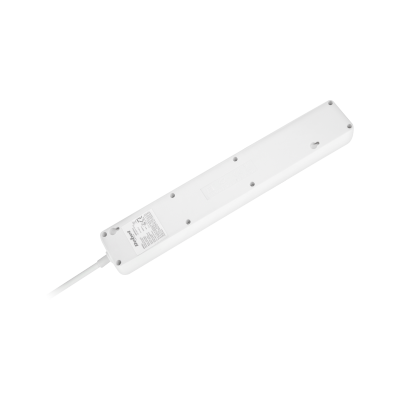 Przedłużacz sieciowy Rebel 5 gniazd + 2 gniazda USB z wyłącznikiem -1,5m
