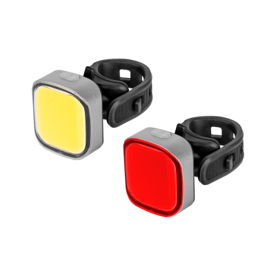 Komplet świateł do roweru ( z przewodem USB)