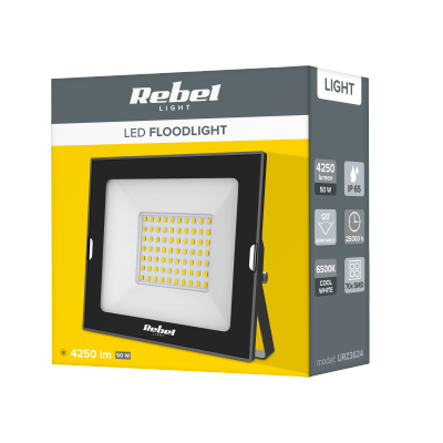 Reflektor led 50W Rebel, 6500K, 230V