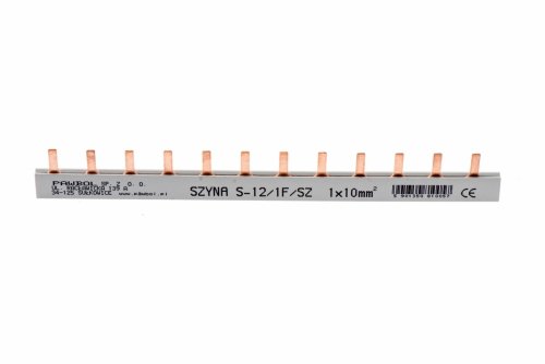 Szyna łączeniowa 1P 63A 10mm2 widełkowa S‑12 E.4300 Pawbol