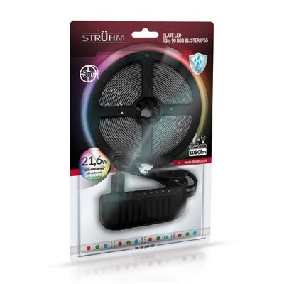 LATE LED 3m 90 RGB IP65 BLISTER