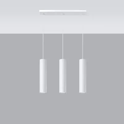Lampa wisząca LAGOS 3L biały