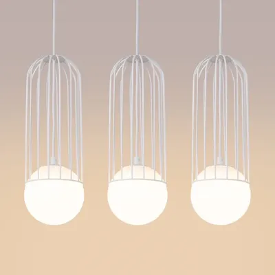 Lampa wisząca BRINA 3L biała