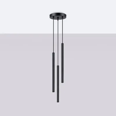 Lampa wisząca ARCHE 3P czarna