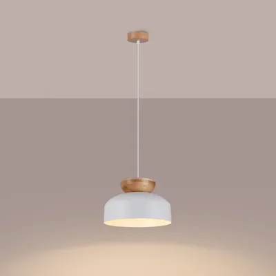 Lampa wisząca MARION biała