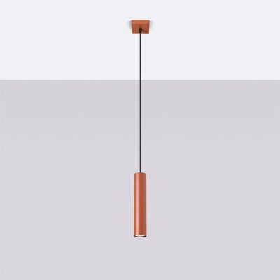 Lampa wisząca LAGOS 1 ochra czerwona