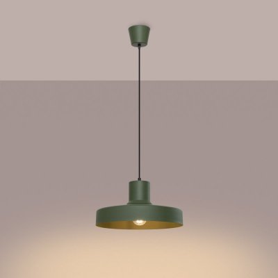 Lampa wisząca BILO zielona oliwka
