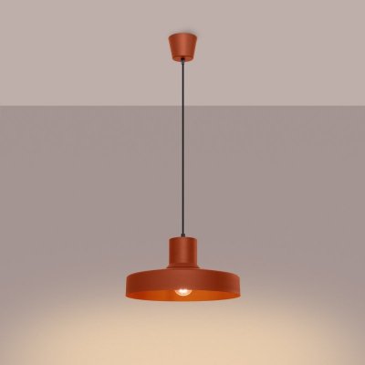 Lampa wisząca BILO ochra czerwona
