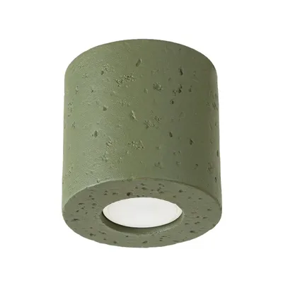 Plafon ORBIS beton zielona oliwka