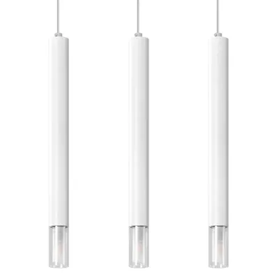 Lampa wisząca WEZYR 3 biała