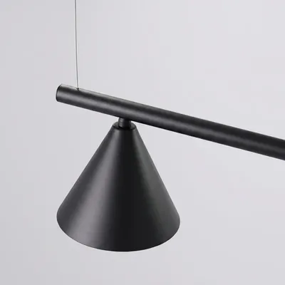 Żyrandol NOX 4L czarna
