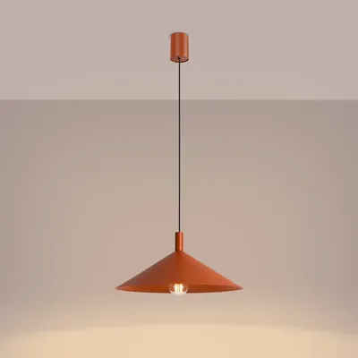 Lampa wisząca NOX 40 ochra czerwona