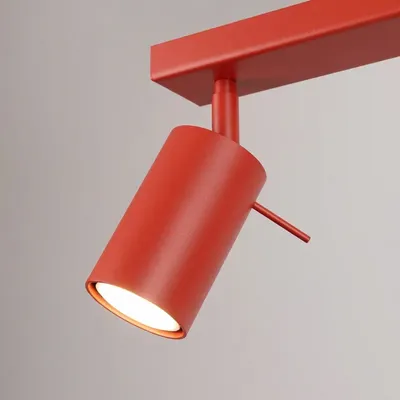 Plafon RING 6L czerwony