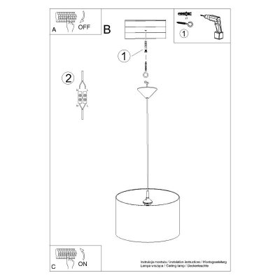 Lampa wisząca PIŁKA B 40