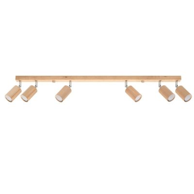 Plafon BERG 6 naturalne drewno