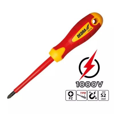 Wkrętak izolowany PZ1x80mm