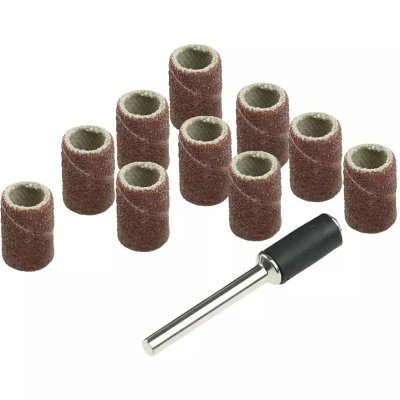 Taśma szlifierska 6.3mm,K60,K120, zestaw 11szt
