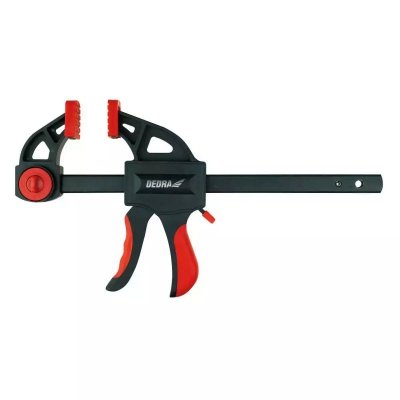 Ścisk stolarski 910x72mm,nylon,pistolet.