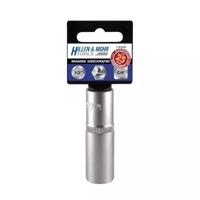 Nasadka długa 6kąt 1/2&quot; 21 mm z przywieszką