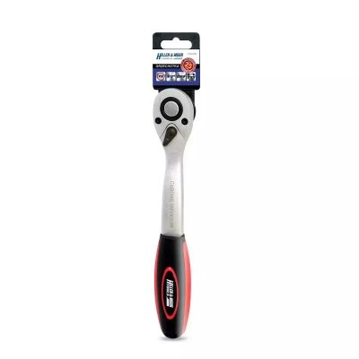 Grzechotka 1/2&quot;, 72T, CRV 6140, odgięta dwu-mater.uchwyt