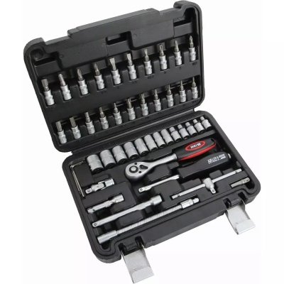 Klucze nasad.CrV 46szt 13x1/4&quot;