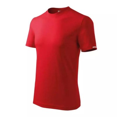 Koszulka męska T-shirt L, czerwona, 100% bawełna