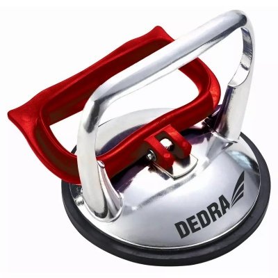 Przyssawka do szyb pojedyncza 123mm, max 50kg, alu