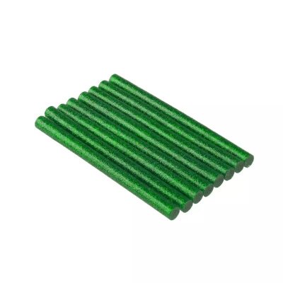 Klej uniwersalny zielony brokat, 8szt., 7-8x100mm