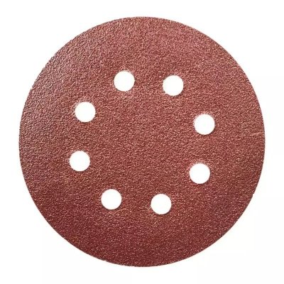 Krążek ścierny 60gr, 125mm, rzep, kpl 5szt