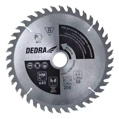 Piła tarczowa do drewna 24z śr.205x16 mm