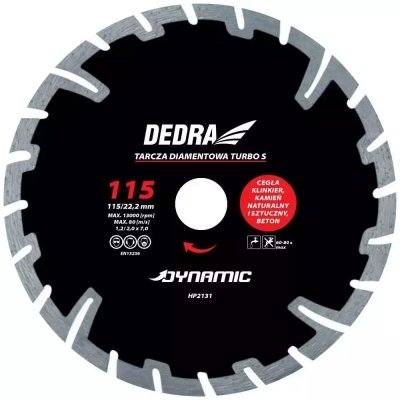 Tarcza diamentowa TURBO S 230mm/22.2mm Dynamic
