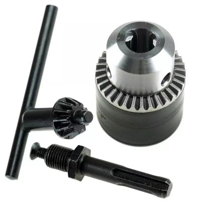 Uchwyt wiertarski kluczykowy zestaw 3cz 1,5-13mm 1/2&quot;-20UNF