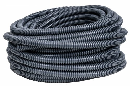 Rura karbowana czarna 20/14,5 PCV 750N z pilotem 6161A-50/750P Pawbol (50mb)
