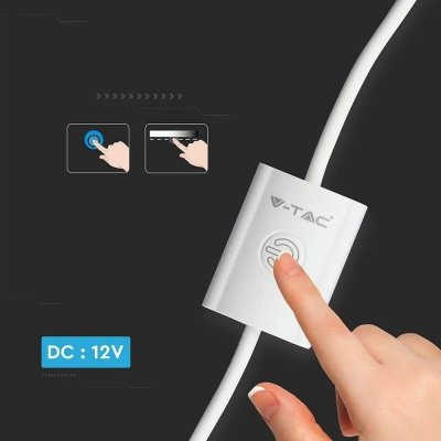 Włącznik Dotykowy Taśm LED Funkcja Ściemniania V-TAC VT-8071 3 Lata Gwarancji