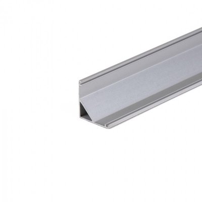Profil Aluminiowy V-TAC 2mb Anodowany, Klosz Mleczny, Kątowy, Cienkościenny VT-8109