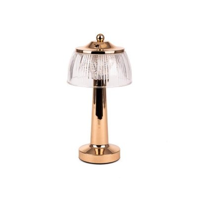 Lampka Biurkowa Nocna V-TAC 1W LED 26cm Ładowanie USB Ściemnianie Złota VT-1048 3000K-6000K 55lm