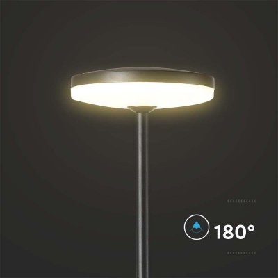Oprawa ogrodowa słupek LED V-TAC 2-funkcje 12W IP65 80cm antracyt VT-1160 3000K 1135lm