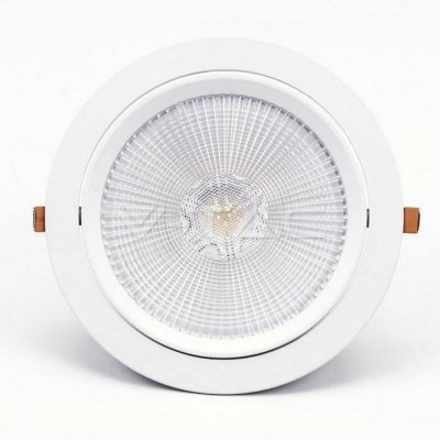Oprawa V-TAC LED Downlight SAMSUNG CHIP 30W Ruchoma VT-2-30 3000K 2400lm 5 Lat Gwarancji