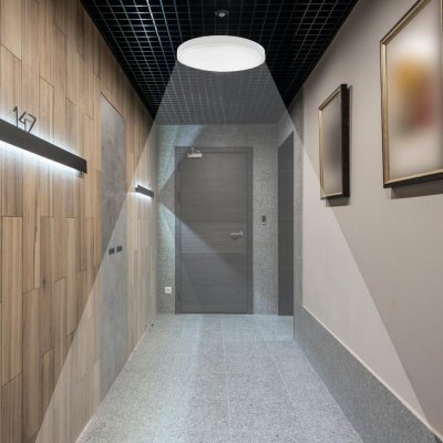 Plafon V-TAC 24W LED Okrągły 35cm Natynkowy Pilot Czujnik Ruchu IP44 Biały VT-8624S 3000K 2500lm