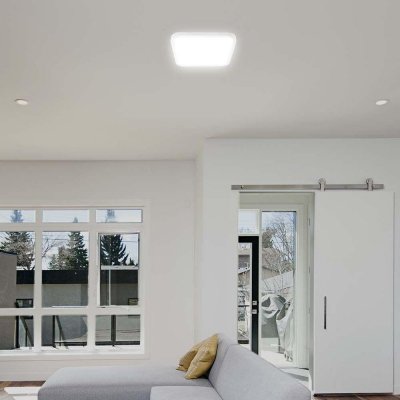 Plafon V-TAC 18W LED SAMSUNG CHIP Kwadrat 25x25cm Natynkowy IP44 Biały VT-8618 4000K 1830lm 5 Lat Gwarancji
