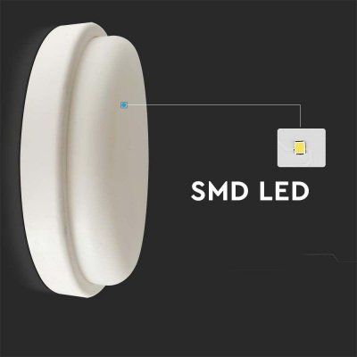 Oprawa sufitowa plafoniera V-TAC 24W LED okrągły 240x38mm IP54 VT-80024 4000K 2500lm