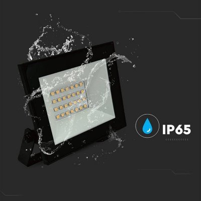 Naświetlacz LED V-TAC 20W LED SMD czarny VT-44022 4000K 1510lm